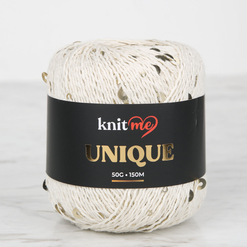 Knitme UNIQUE Krem El Örgü İpi - 11